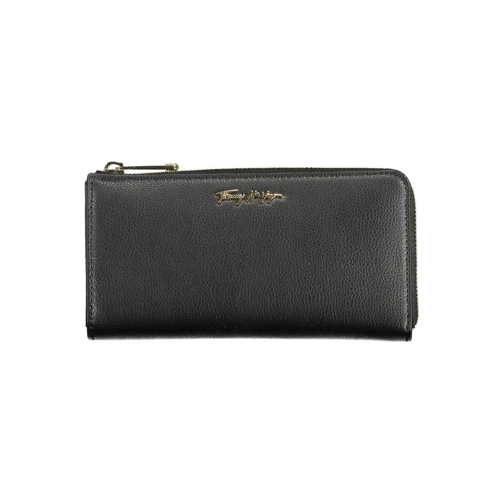 Tommy Hilfiger Women's Black Wallet With Coin Holder