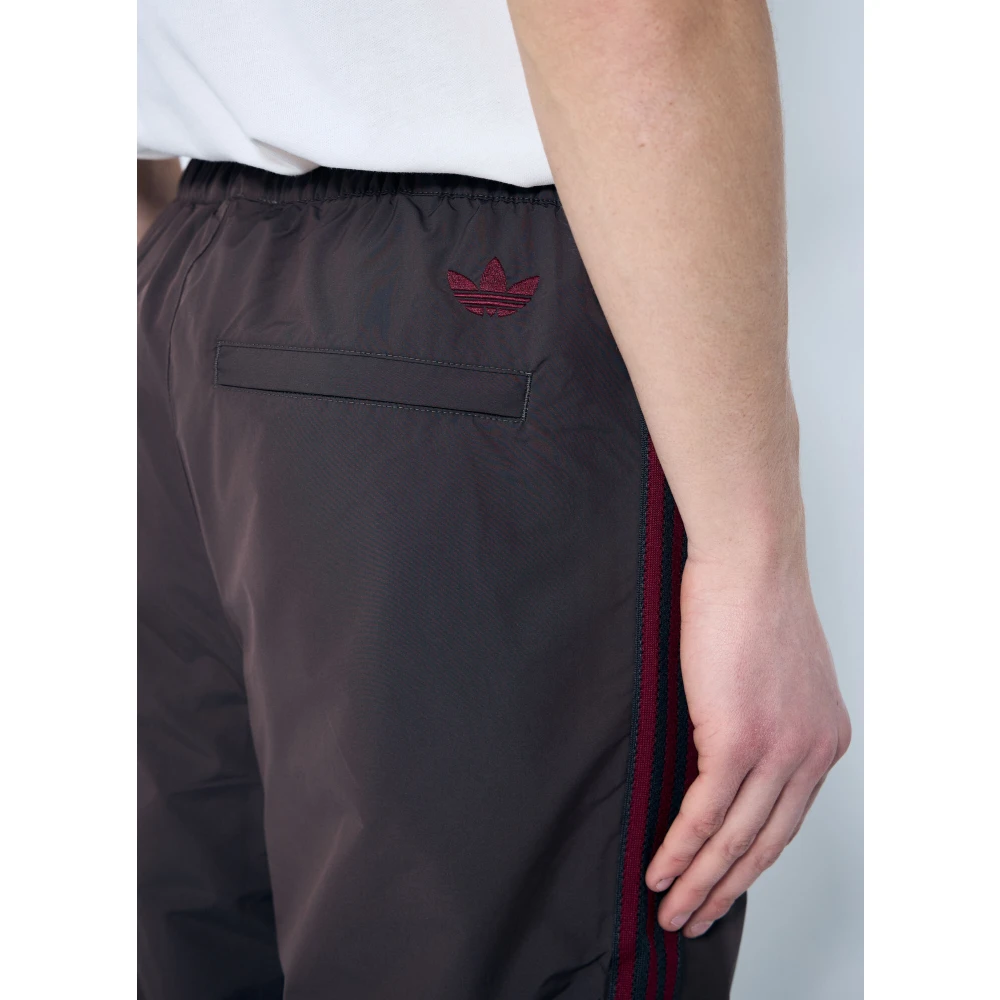 Adidas Logo Motif Track Pants Brown Heren