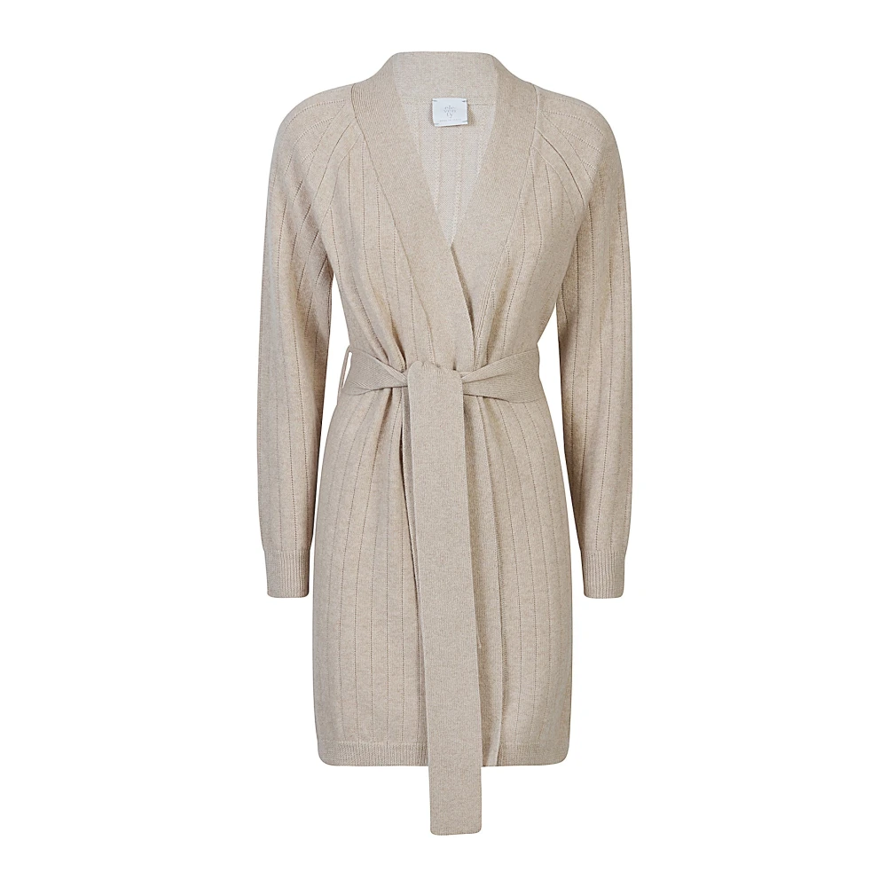 Eleventy Vrouw Beige Truien & Vesten Dames, S, Wol, Cardigan Maglia A Costa