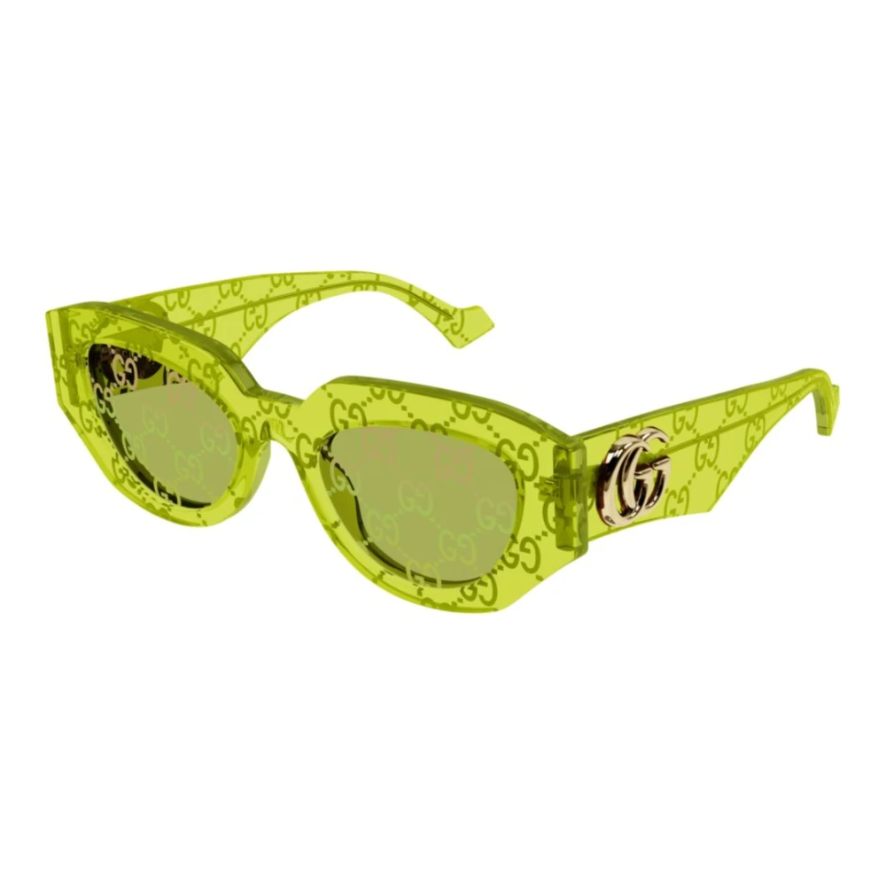 Gucci Unisex Green Stylish Sunglasses For Everyday Wear - Sunglasses - 51 Mm - Accessories