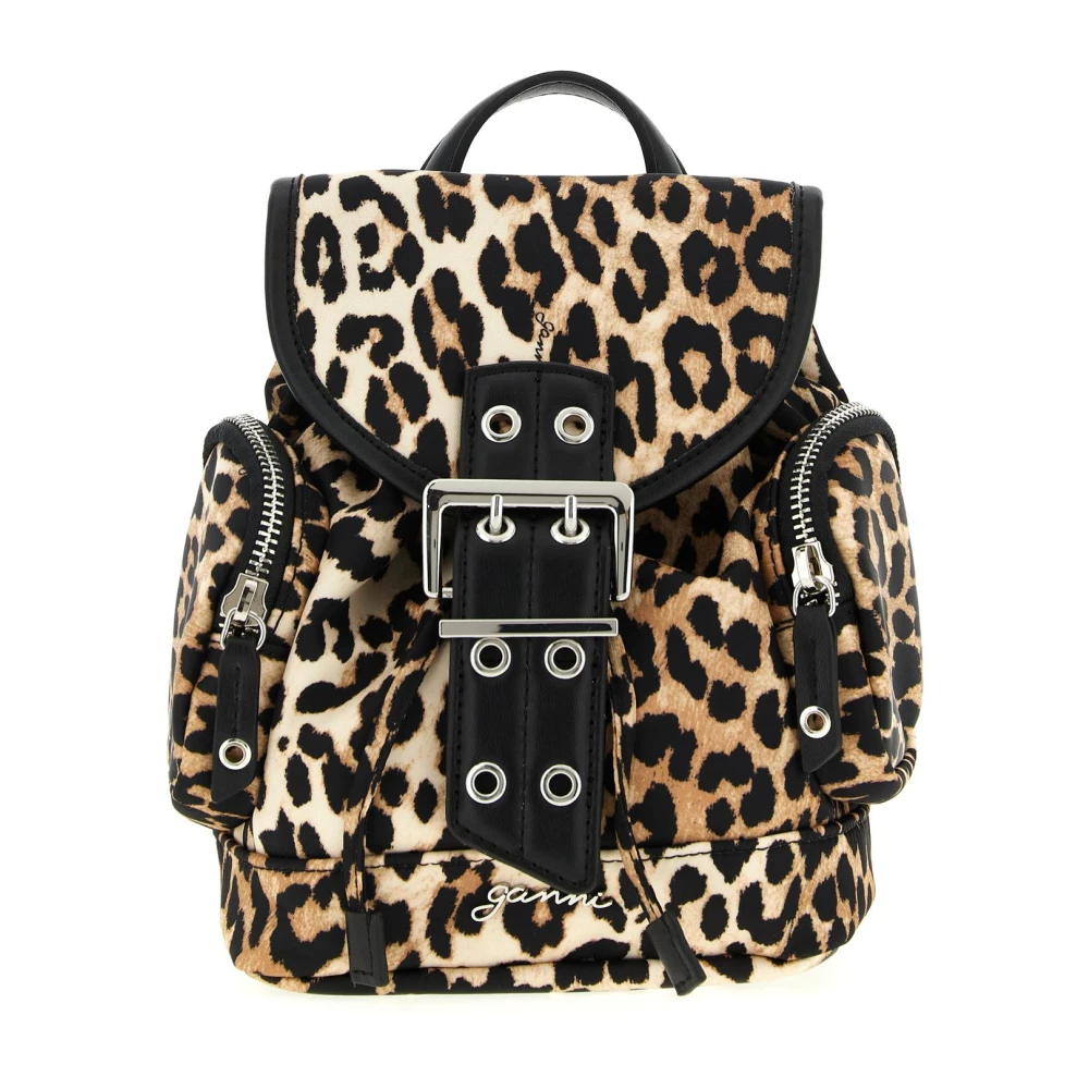 Ganni Donna Marrone - Bucky Backpack, Size: One Size - Immagine 3