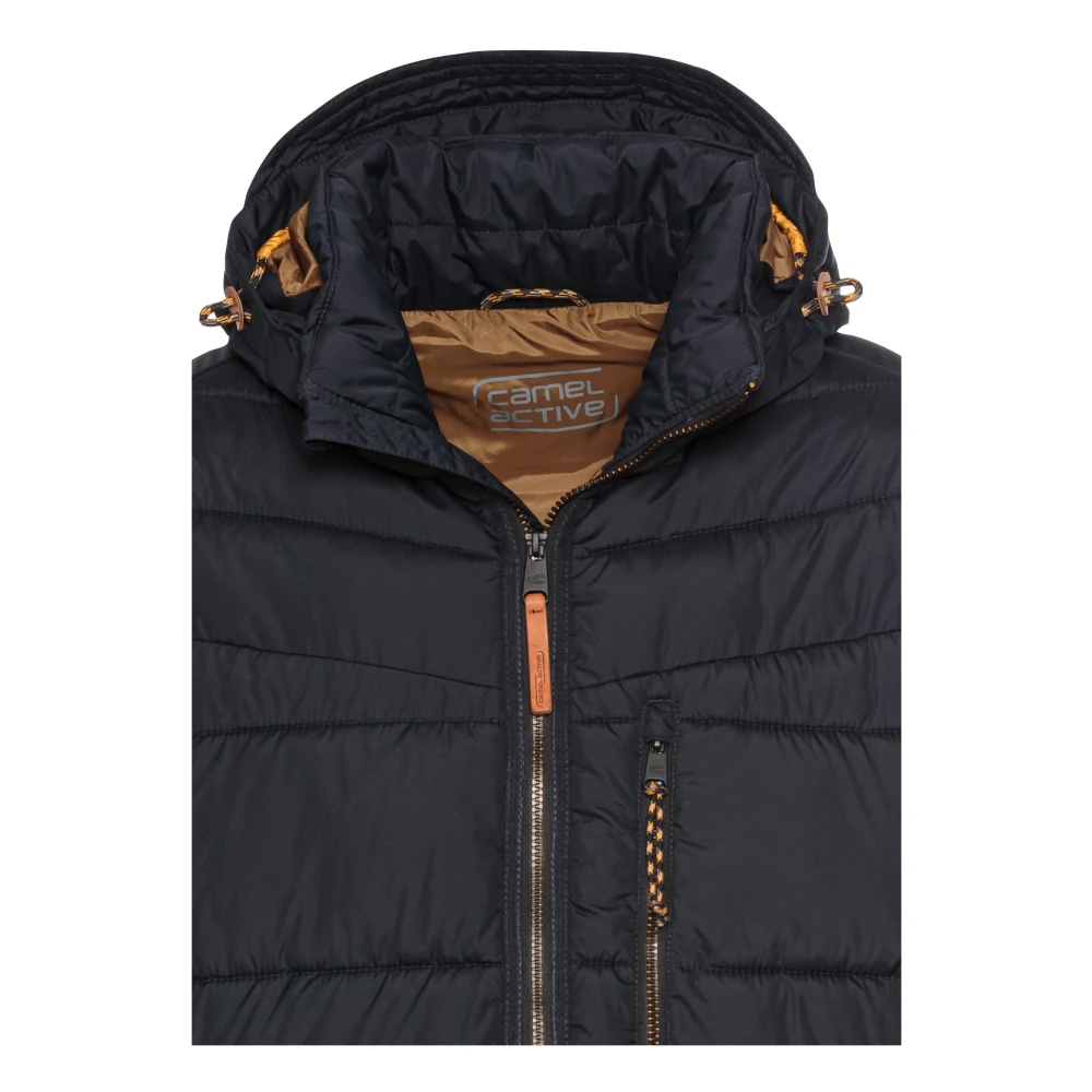 camel active Hooded Stepp Blouson Jas Blue Heren