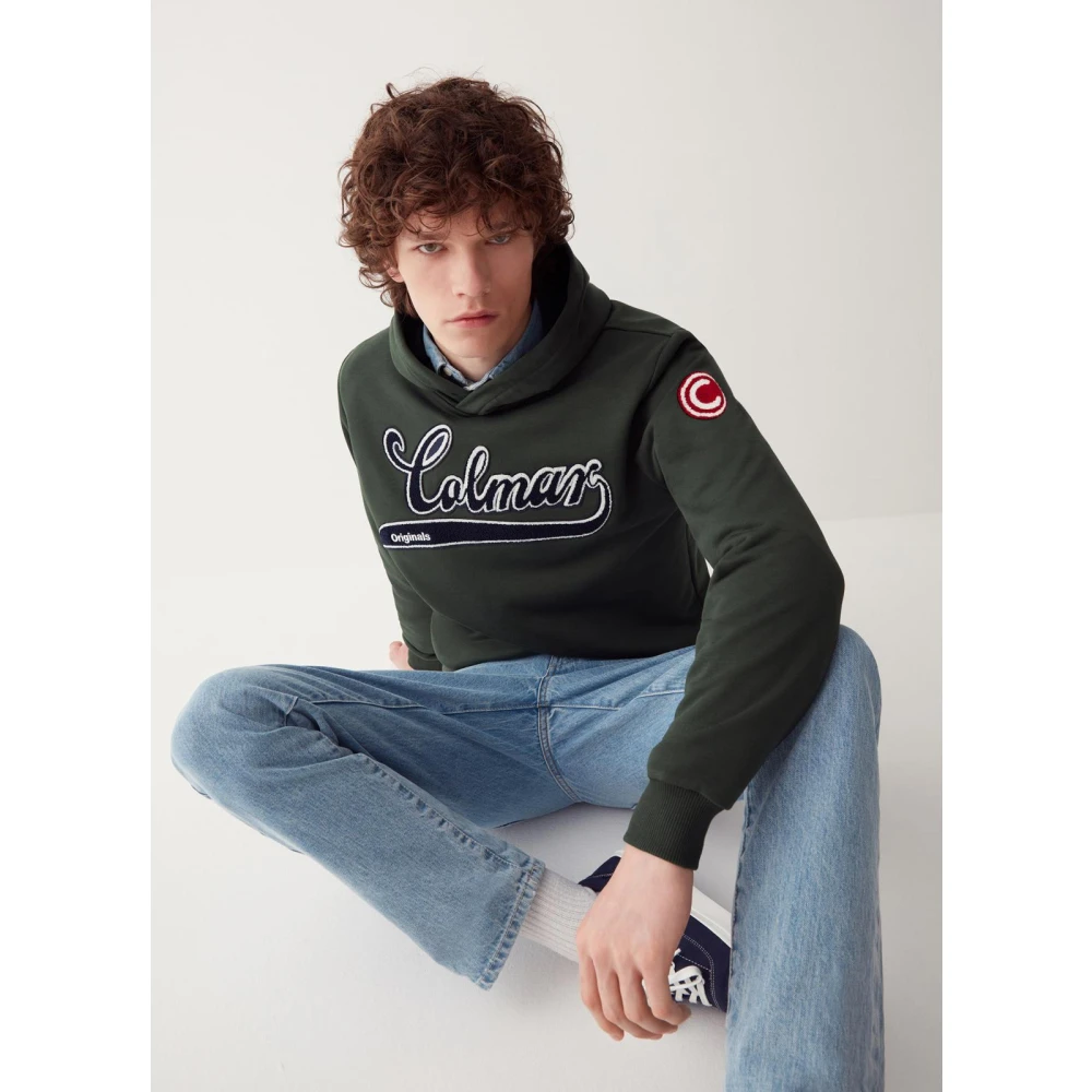 Colmar Stijlvolle Fleece Trui Green Heren