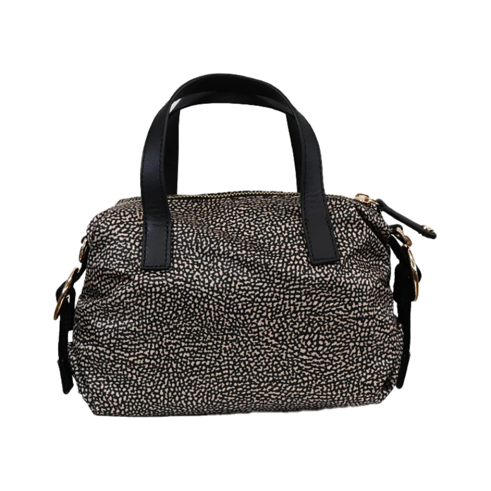 Borbonese Urban-chic Teapot handtas Black Dames