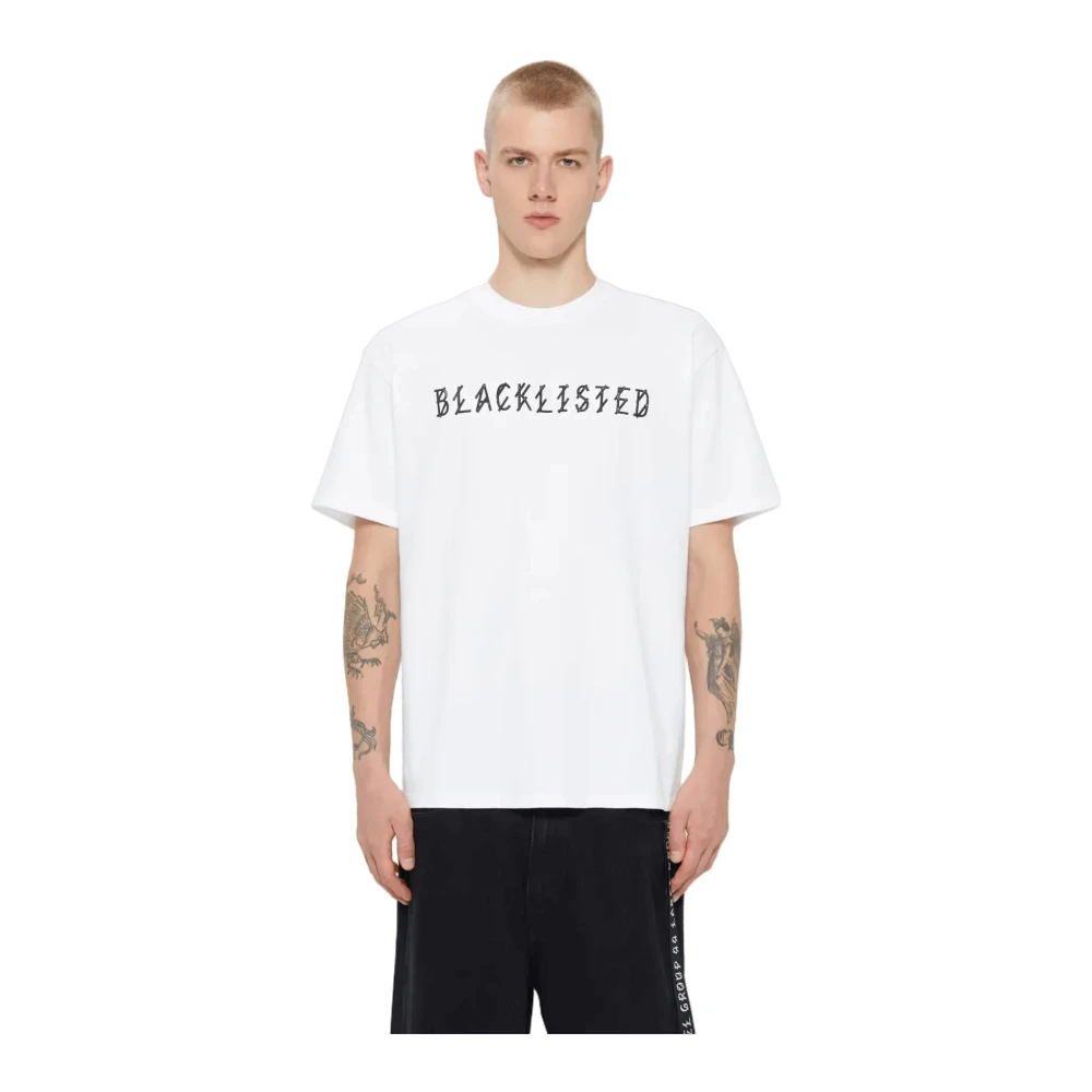 44 Label Group Men's White T-Shirts, M, Blacklisted T-Shirt