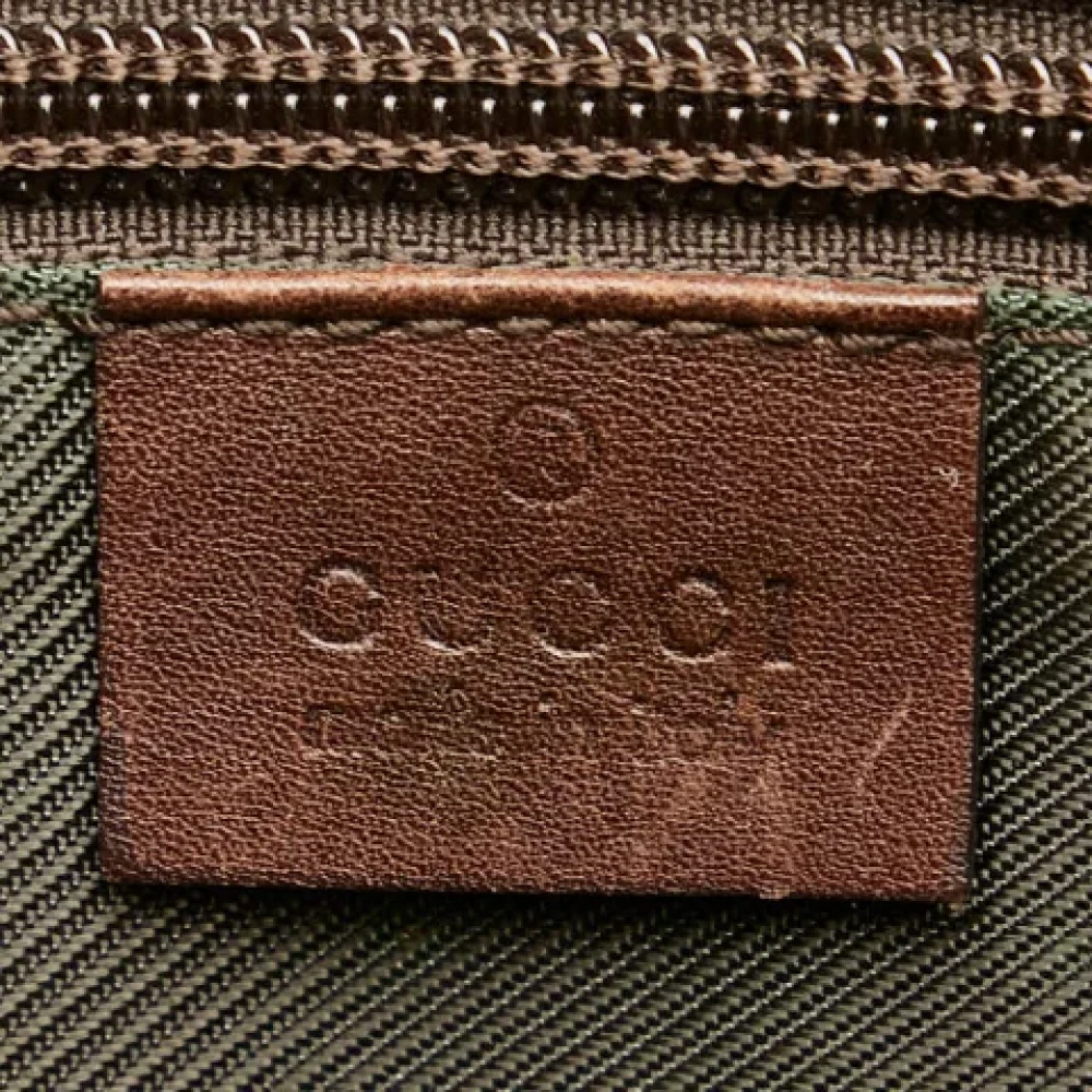 Gucci Vintage Pre-owned Leather shoulder-bags Beige Dames