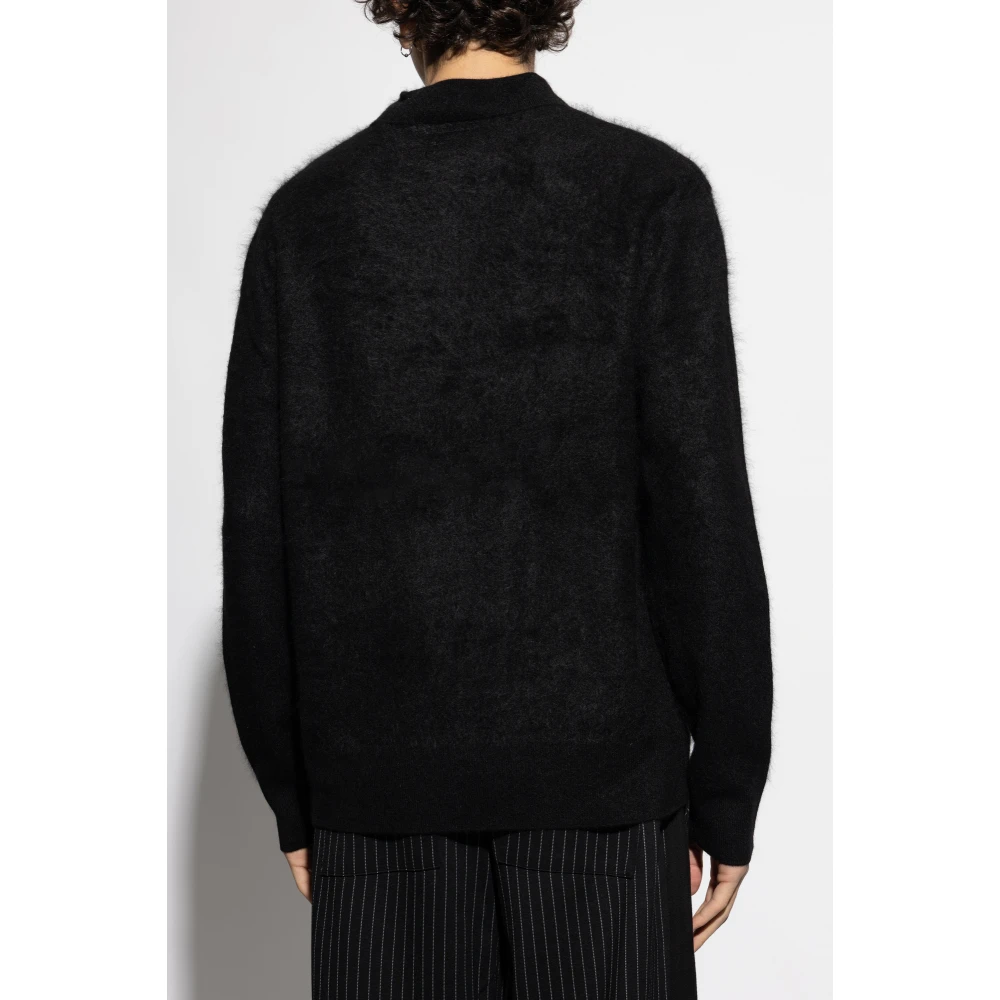 AllSaints Cashmere Polo Abel Black Heren