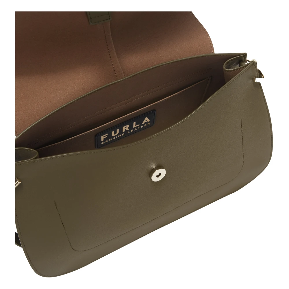 Furla Flow Top Handtas Green Dames