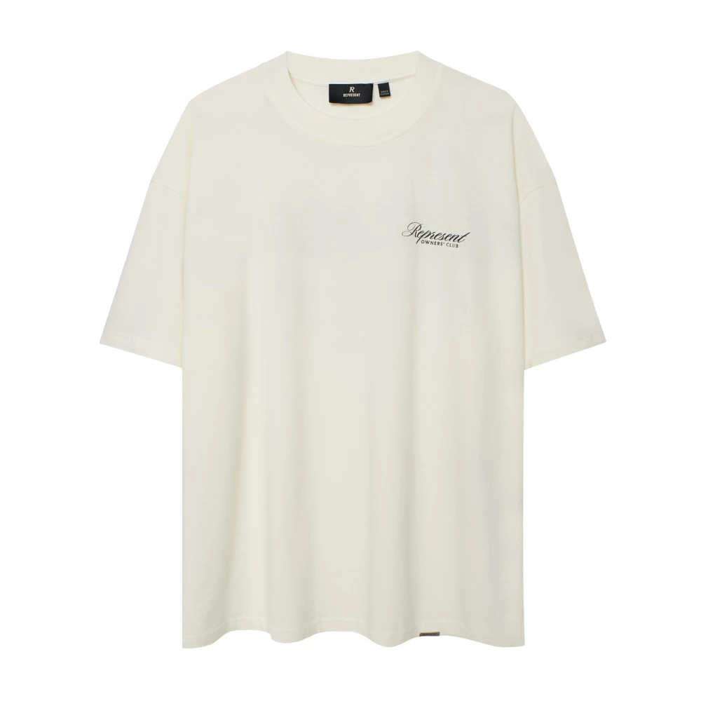 Represent T-shirt met print Beige Heren