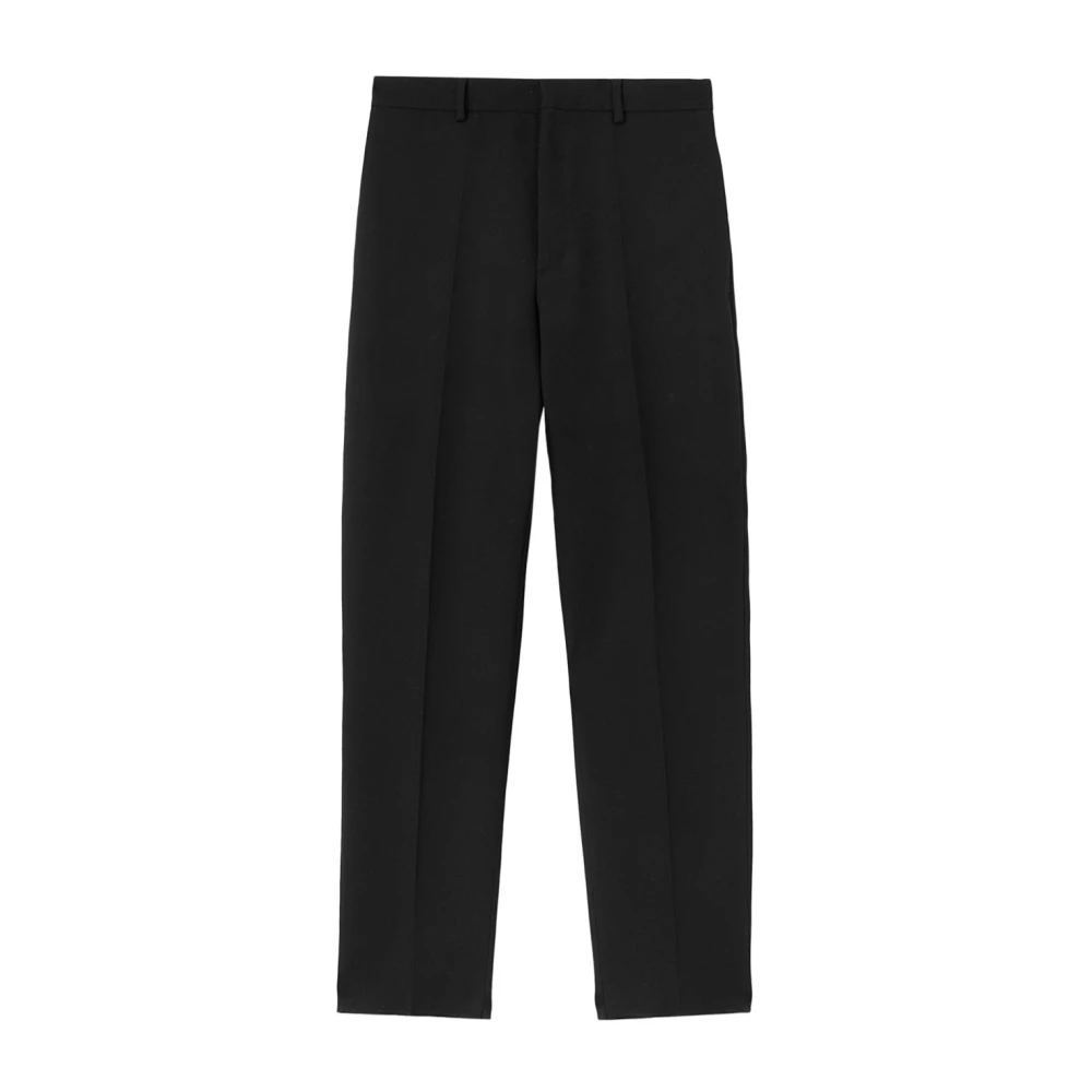 Jil Sander Men's Black Wool Slim Fit Trousers