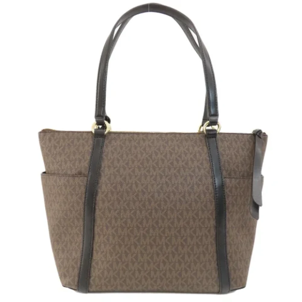 Michael Kors Pre-owned Fabric totes Brown Dames