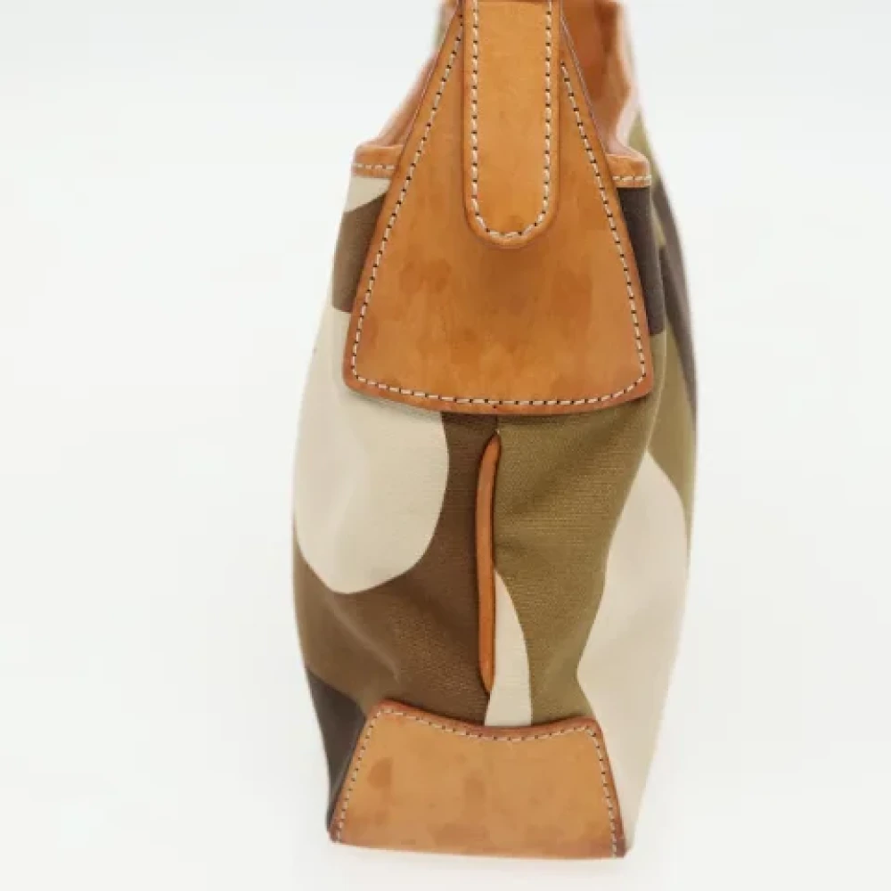 Bally Pre-owned Canvas shoulder-bags Green Dames