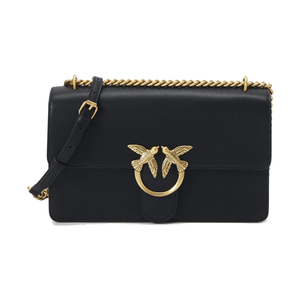 Pinko Donna Nero Adoro Una Classica Borsa A Tracolla - Immagine 4