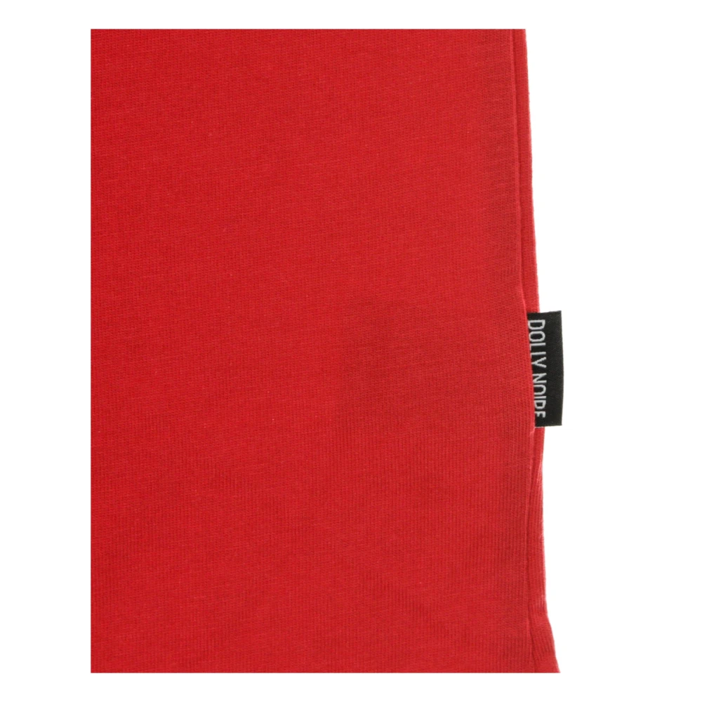 Dolly Noire Heren Vlam Logo T-shirt Red Heren