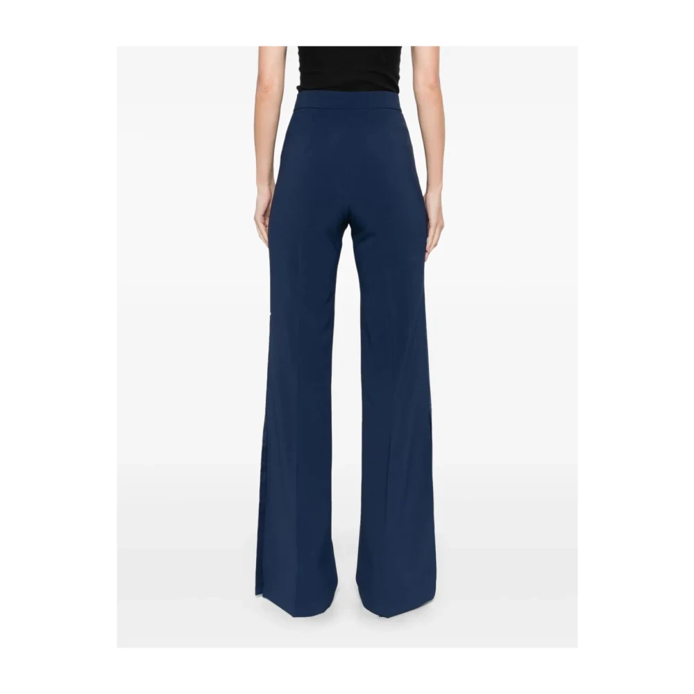 Elisabetta Franchi Stijlvolle Casual Broeken voor Vrouwen Blue Dames