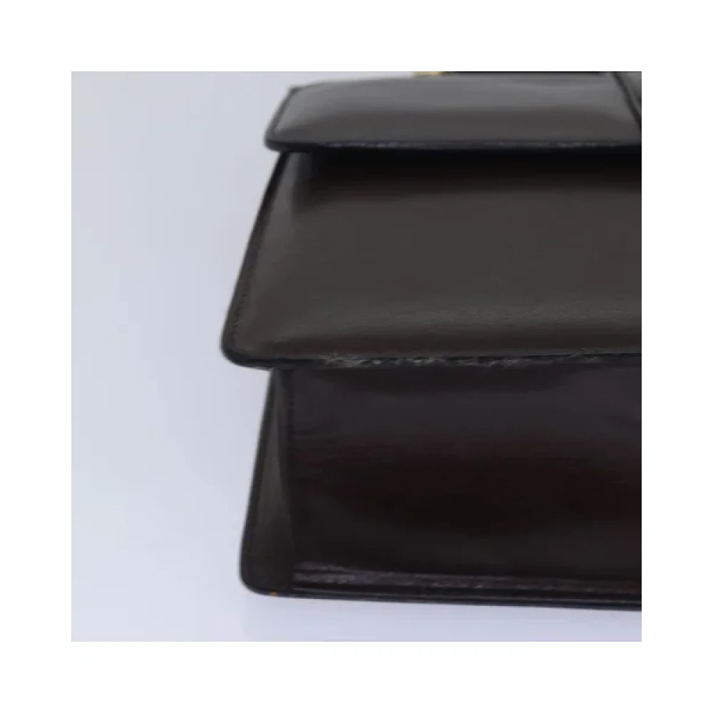 Burberry Vintage Pre-owned Leather handbags Brown Dames