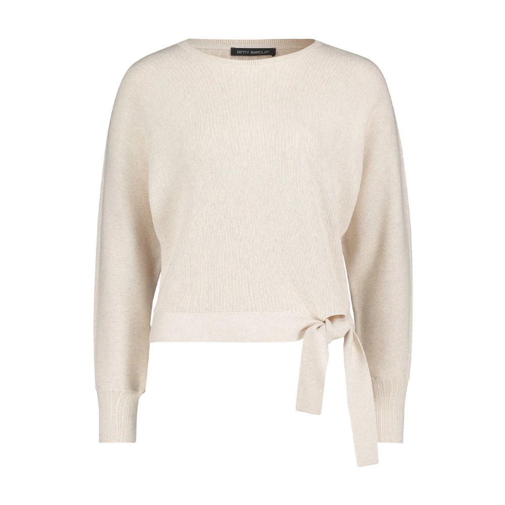 Betty Barclay Gebreide Trui Korte Mouw Beige Dames