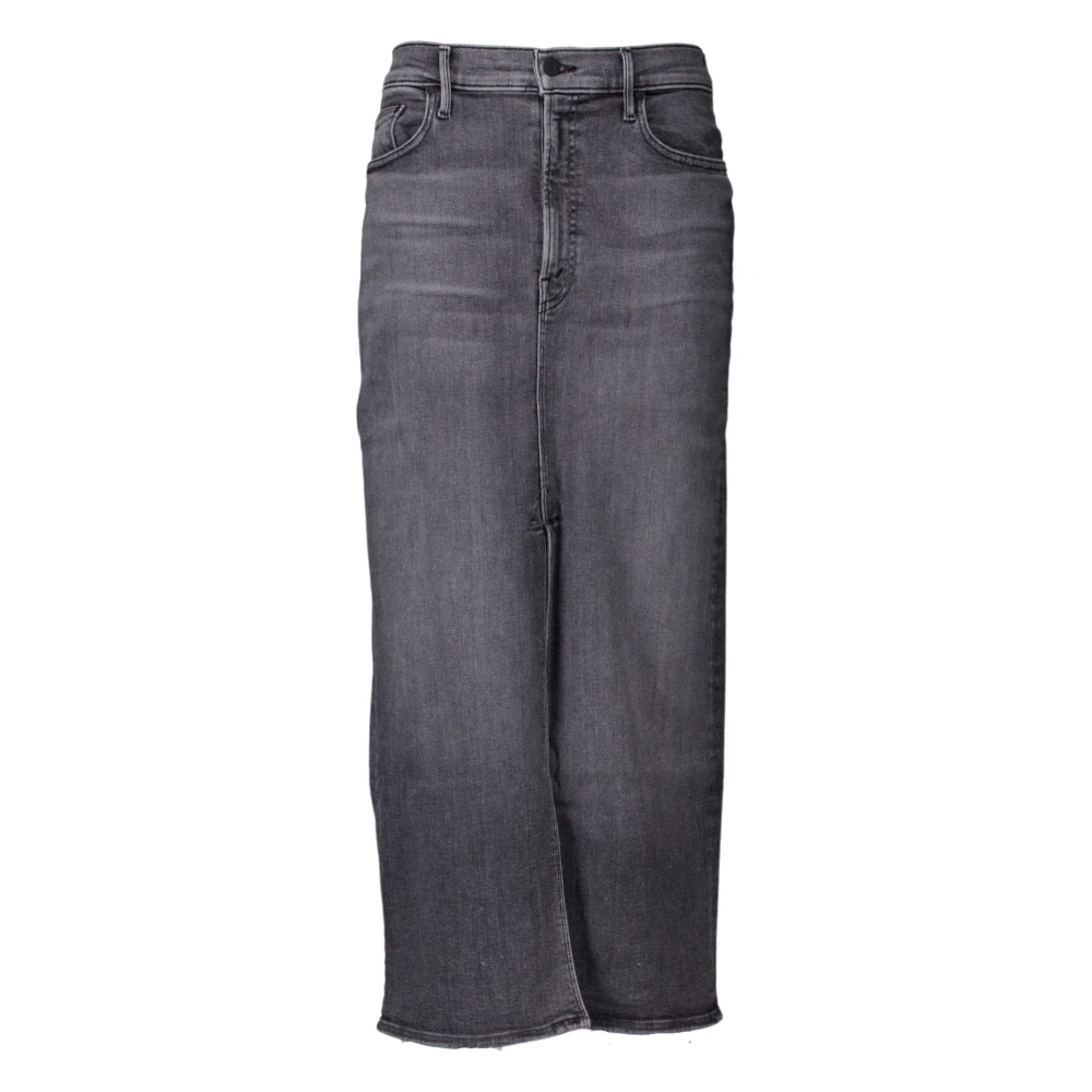 Mother Elastische kokerrok met voorste split Gray Dames