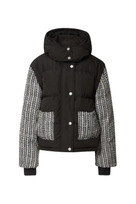 Tweed Puffer Jacka Väst