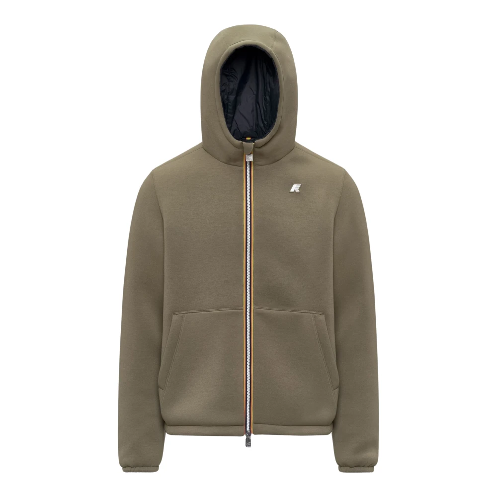 K-Way Uomo Verde - Jack Spacer Nylon Double - Jackets - M