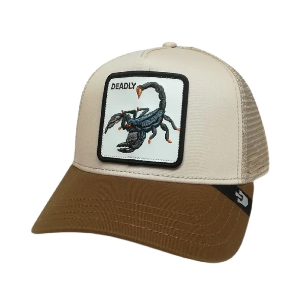 Goorin Bros Beige Skorpion Trucker Cap Beige, Unisex