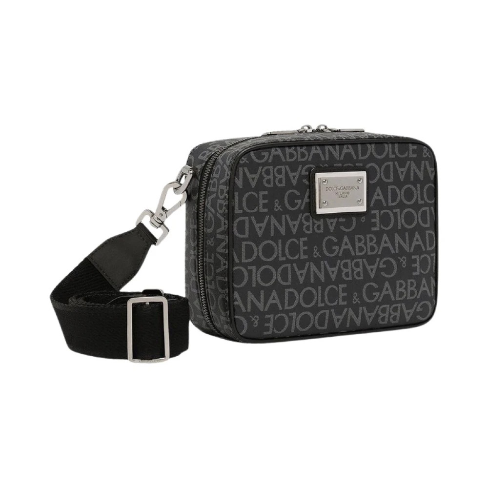 Dolce & Gabbana Stijlvolle Leren Portemonnee Black Heren