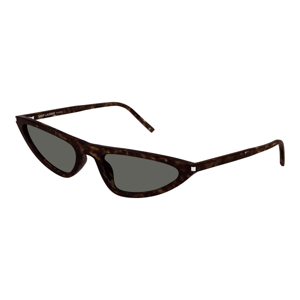 Saint Laurent Women's Brown Sunglasses, 55 Mm, Havana/Grey Sunglasses Sl 703