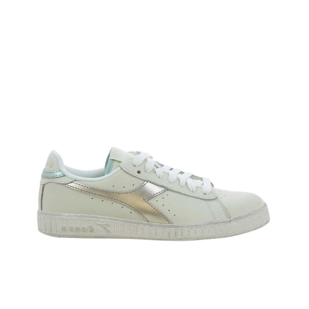 Diadora Lage Sneakers Game Model Dames Schoenen Wit