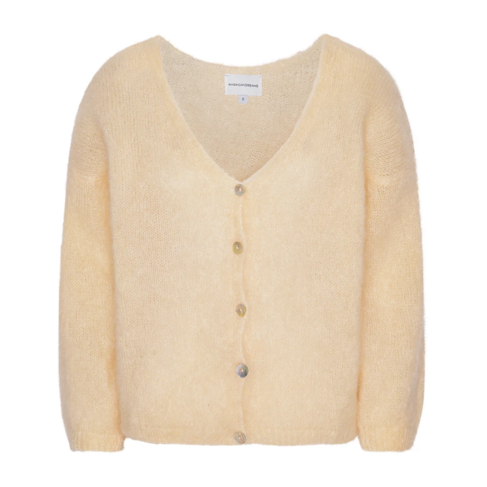 American Dreams Batik-geïnspireerde Cornelia Cardigan Beige Dames