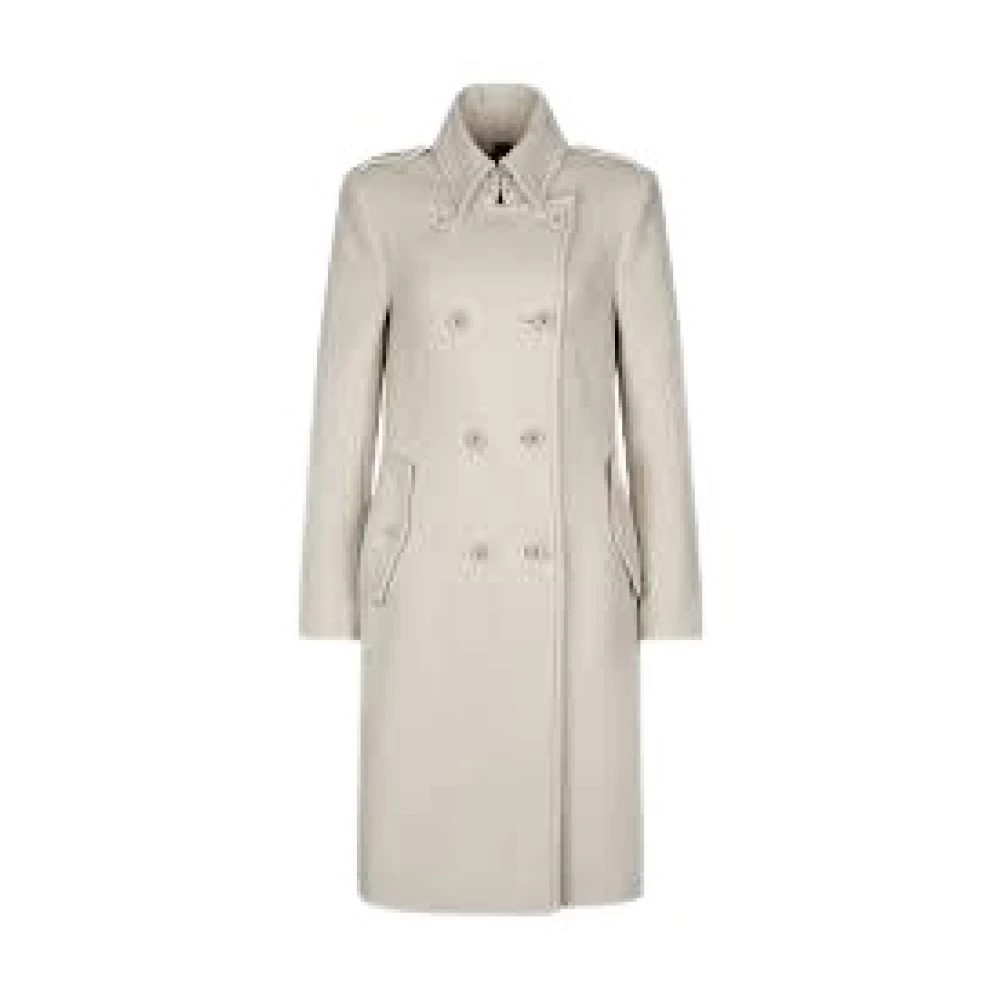 Drykorn Klassieke wollen winterjas in beige Heren