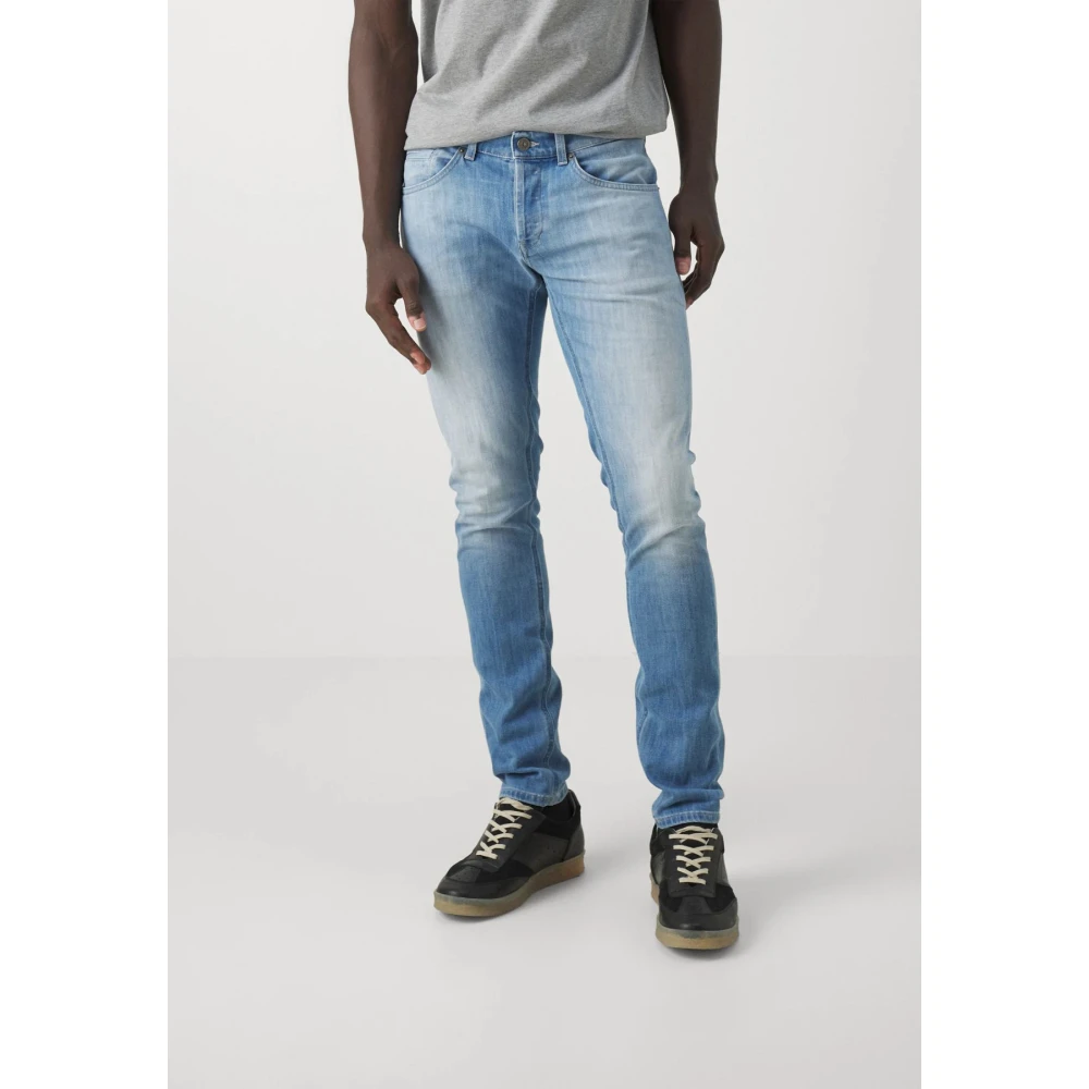 Dondup George Slim Fit Blauwe Jeans Blue Heren