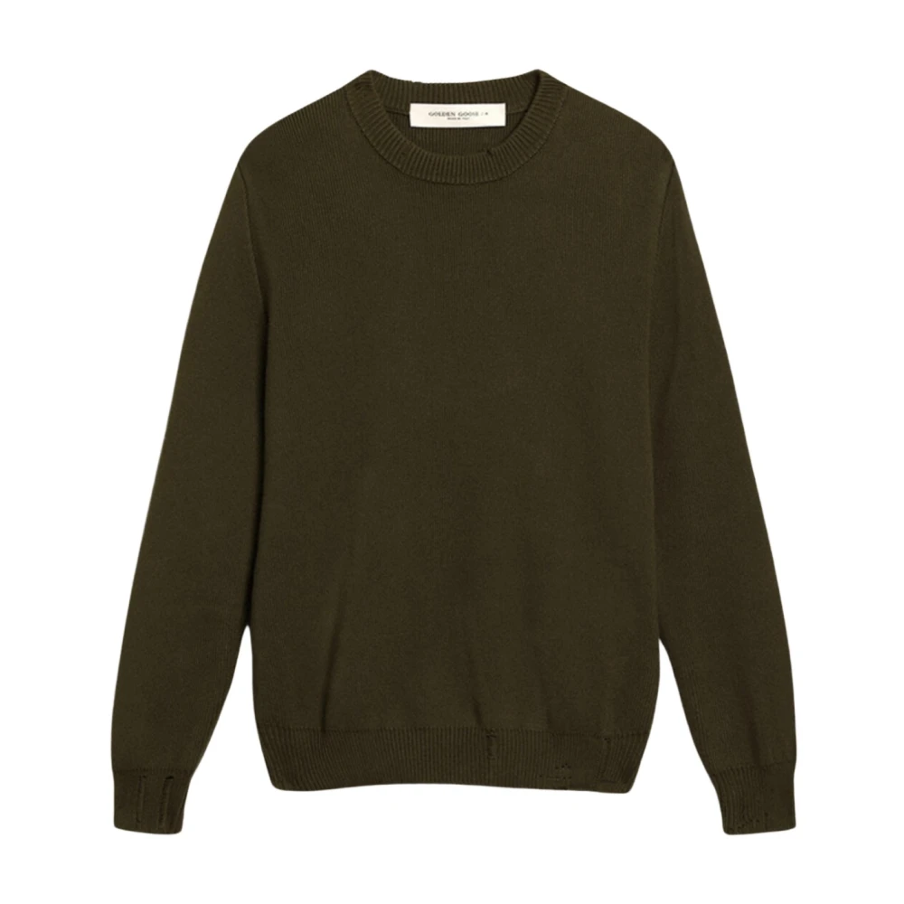 Golden Goose Rondgebreide trui Green Heren