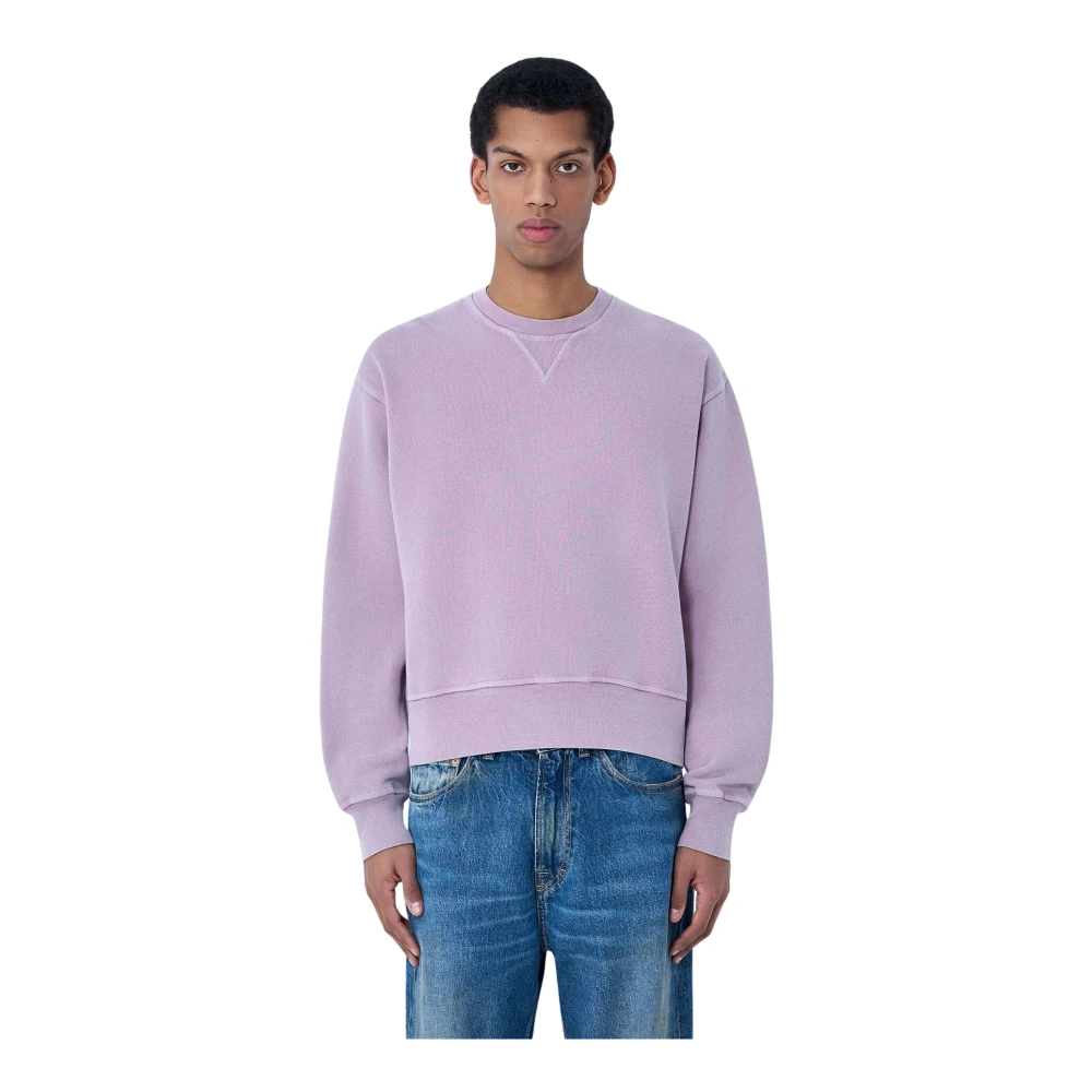 Our Legacy Base Sweatshirt - Male - Sweatshirts - Pink - L - Sweatshirts & Hoodies