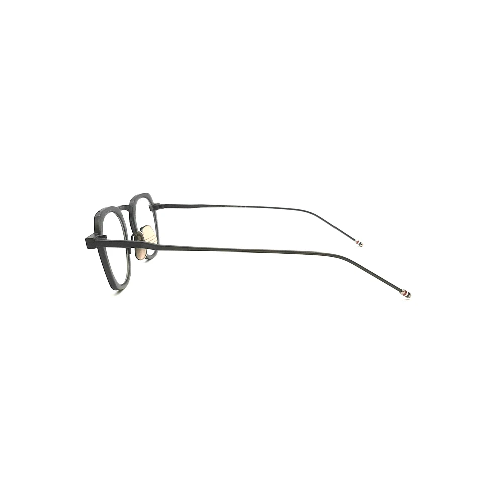 Thom Browne Zwarte optische frames voor mannen Black Heren