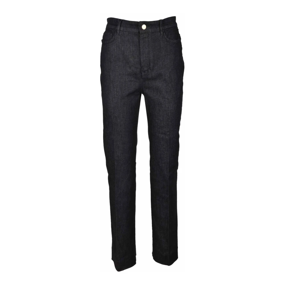 Max Mara Klassieke jeans met stretch stofmix Black Dames
