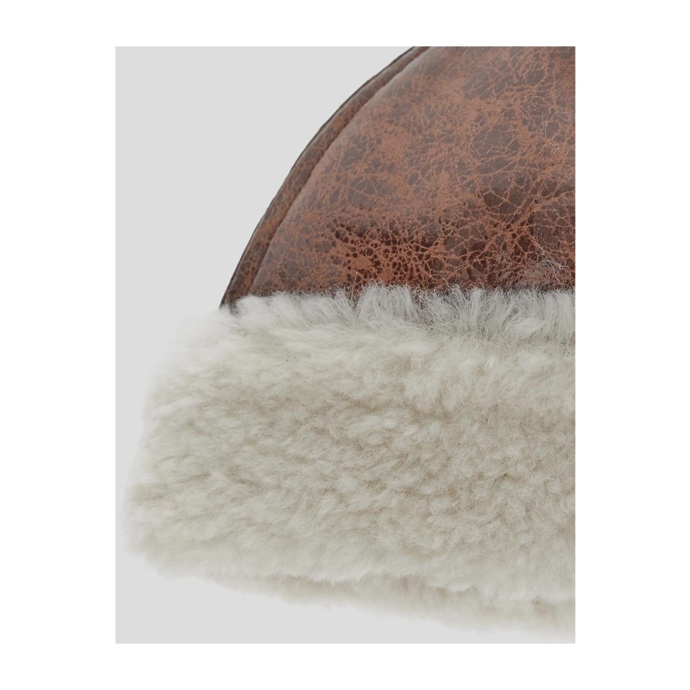 Stand Studio Shearling Hoed van Polyester Brown Dames