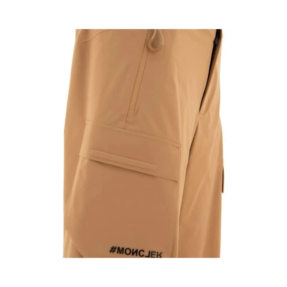 Moncler Beige Sportbroek met Waterdichte Rits Beige Dames