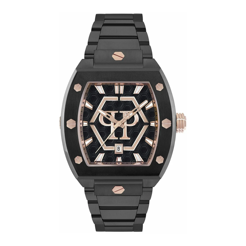 Philipp Plein Uomo Nero Accessori, Taglia Unica, New,