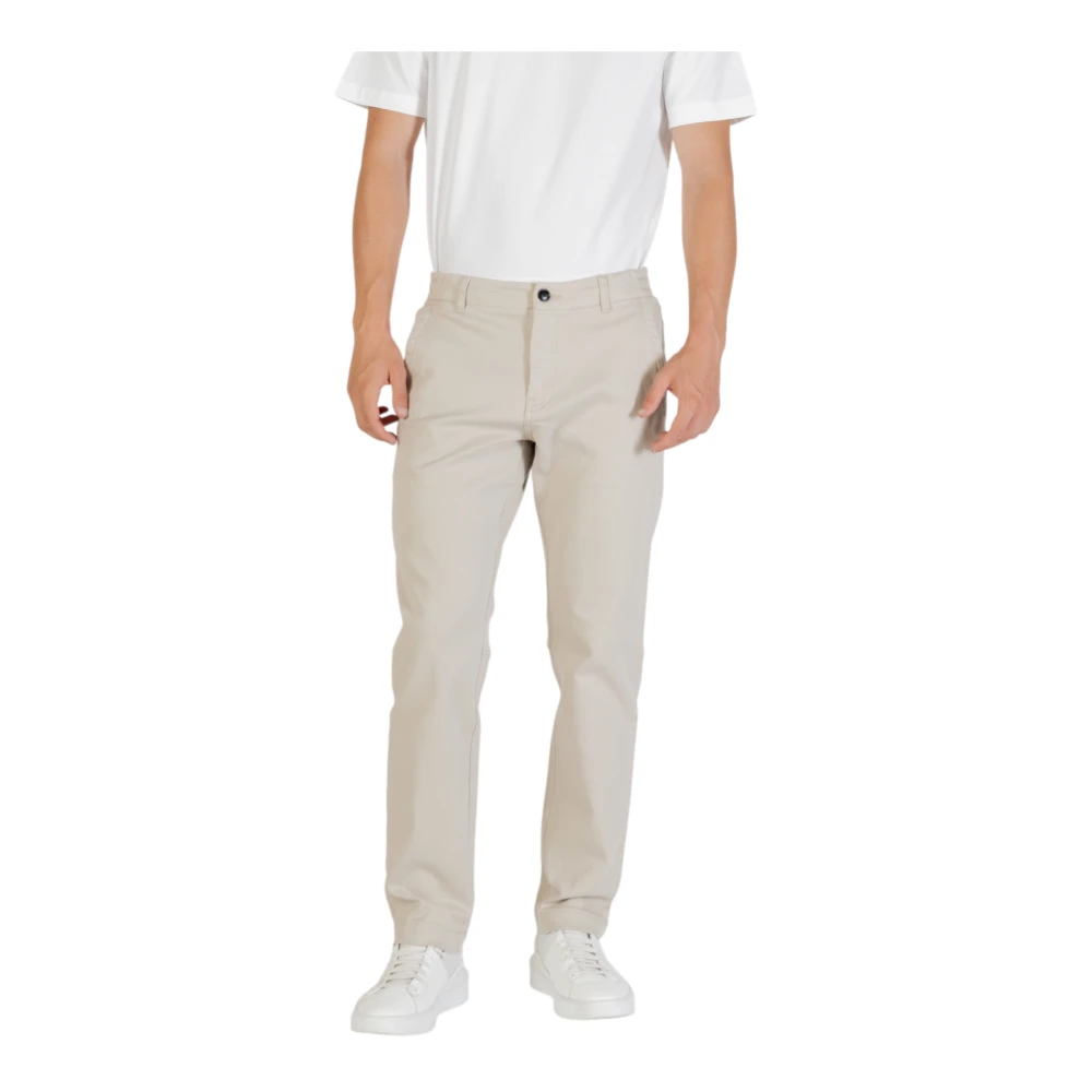 Hugo Men's Beige Chinos, W38 L32, Versatile Trousers