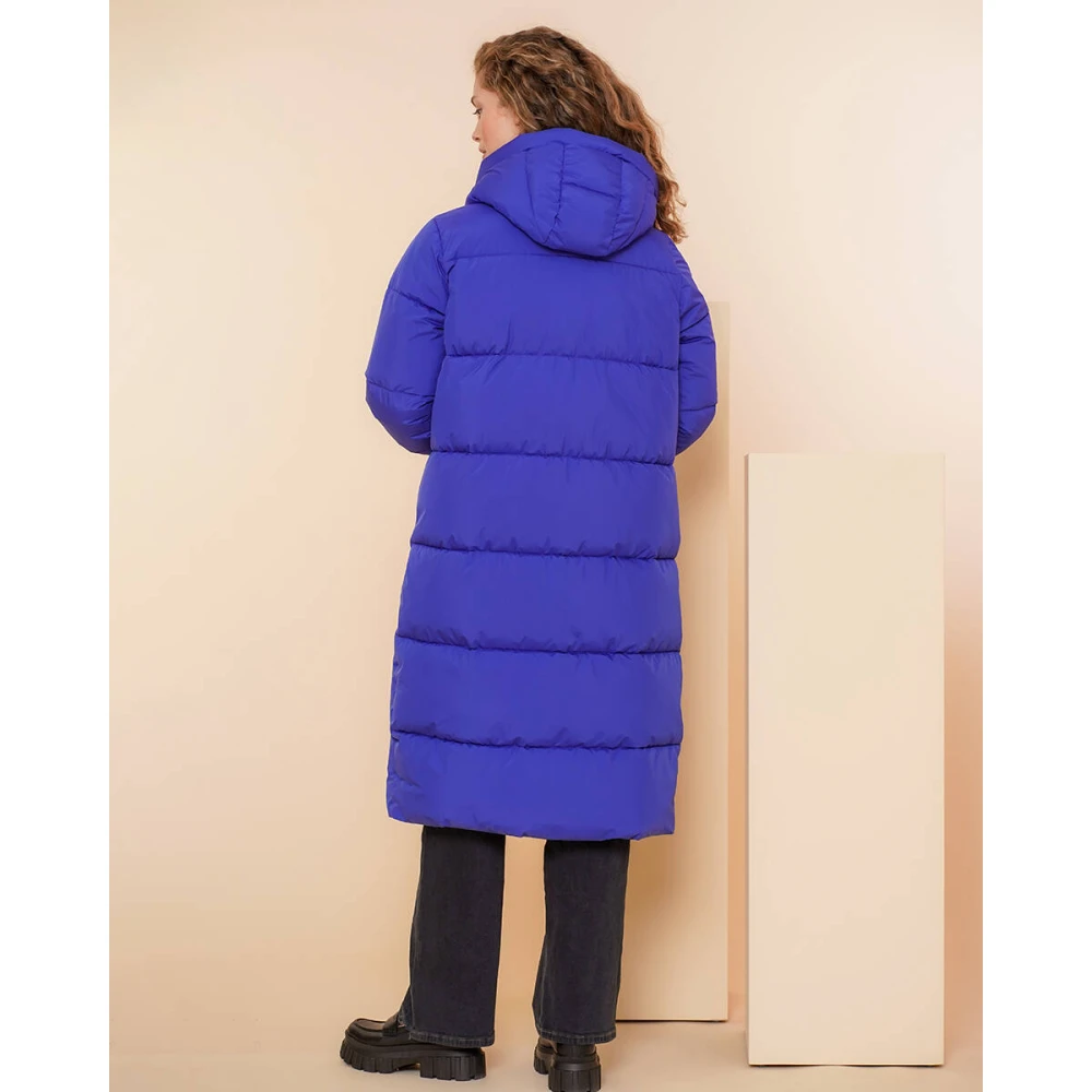Geisha Lange jas met stijl 48515-21 Blue Dames