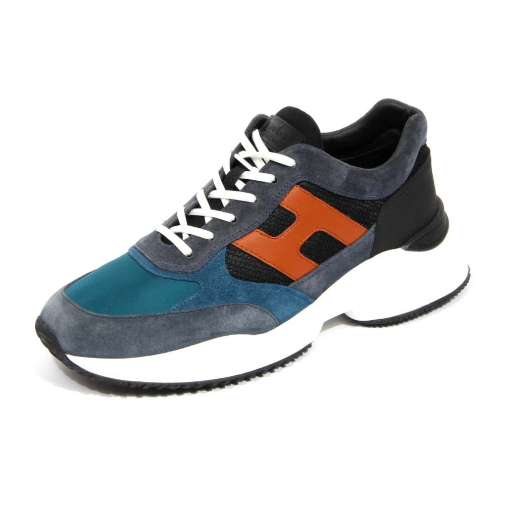 Hogan Interaction Allacciato Heren Schoenen Blauw