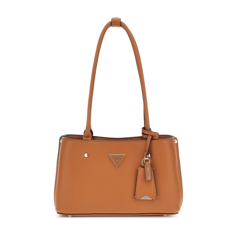 Guess Women's Brown Shoulder Bags, One Size, Emiliya Girlfriend Shoulder Bag Cognac