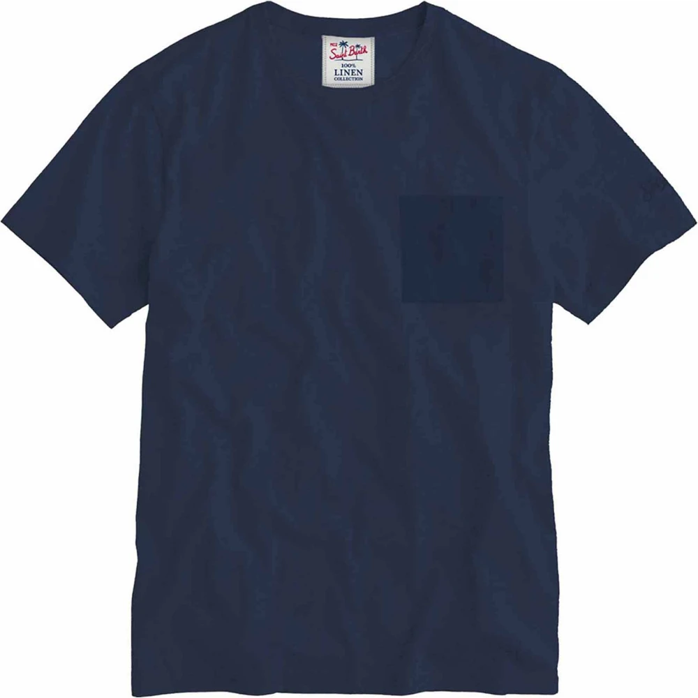 MC2 Saint Barth T-Shirts Blue Heren