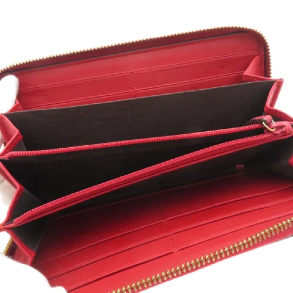 Gucci Vintage Pre-owned Leather wallets Red Dames