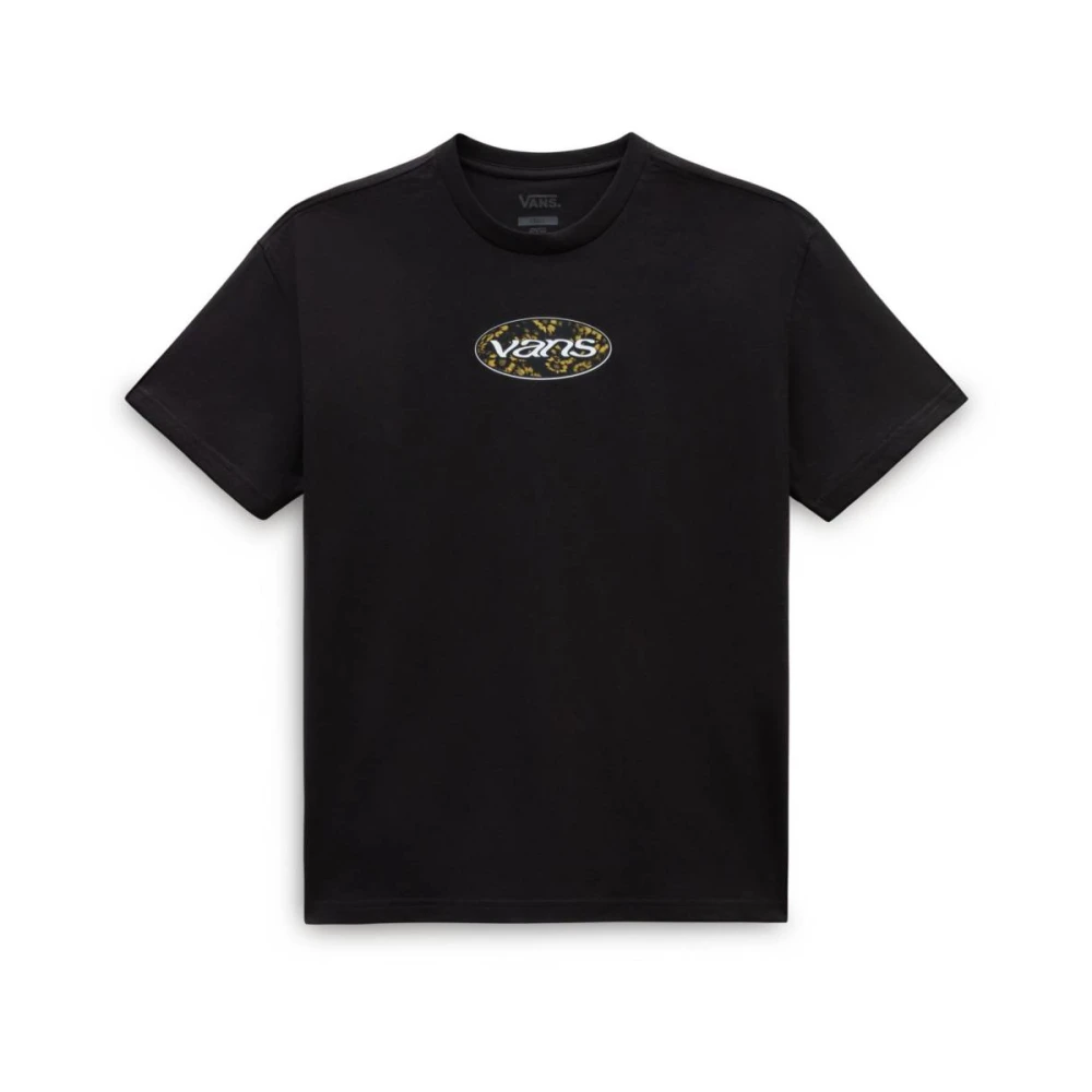 Vans Oval Bloom T-Shirt Black Dames