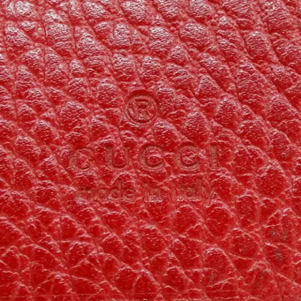 Gucci Vintage Pre-owned Leather key-holders Red Dames