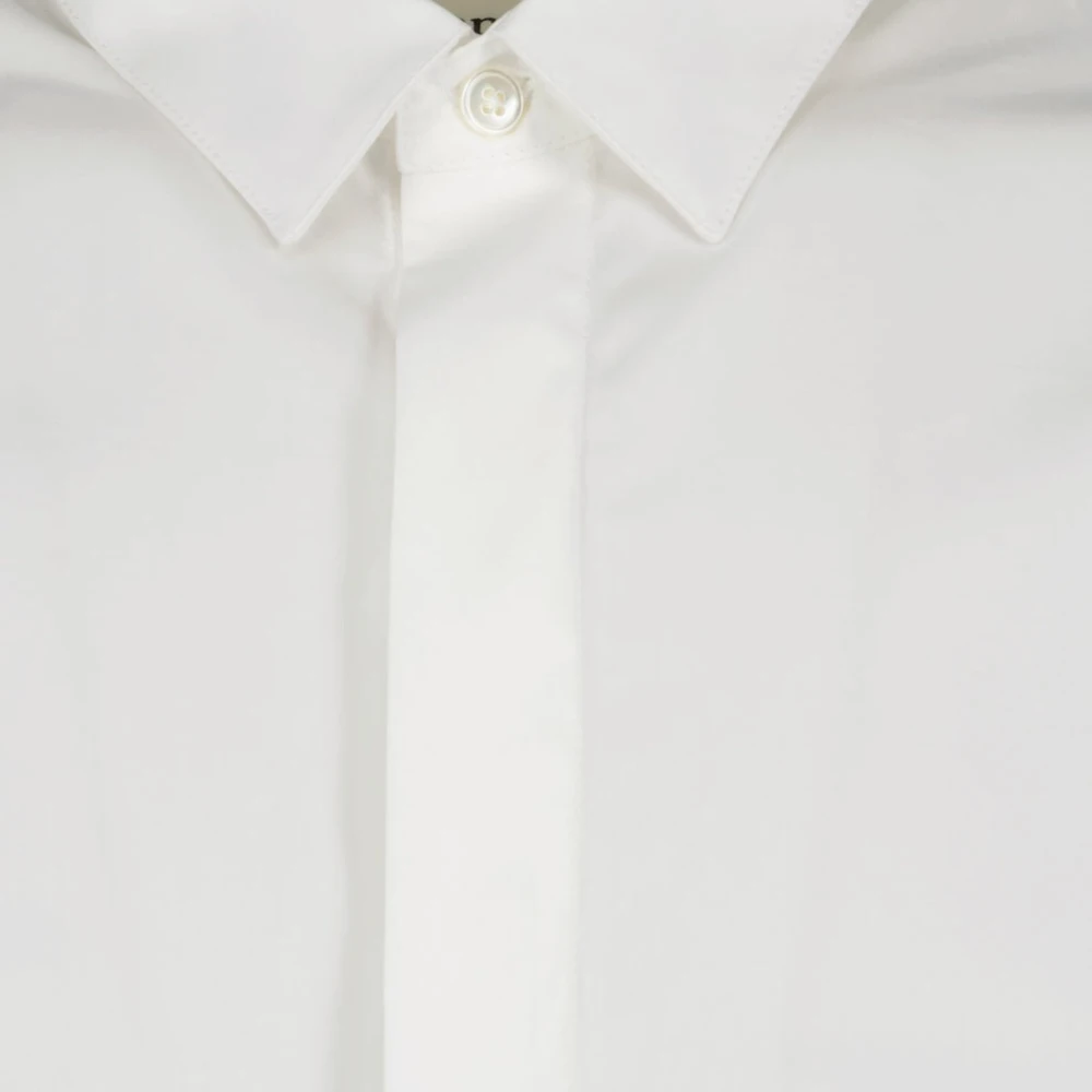Ami Paris Wit Katoenen Shirt met Logo White Heren