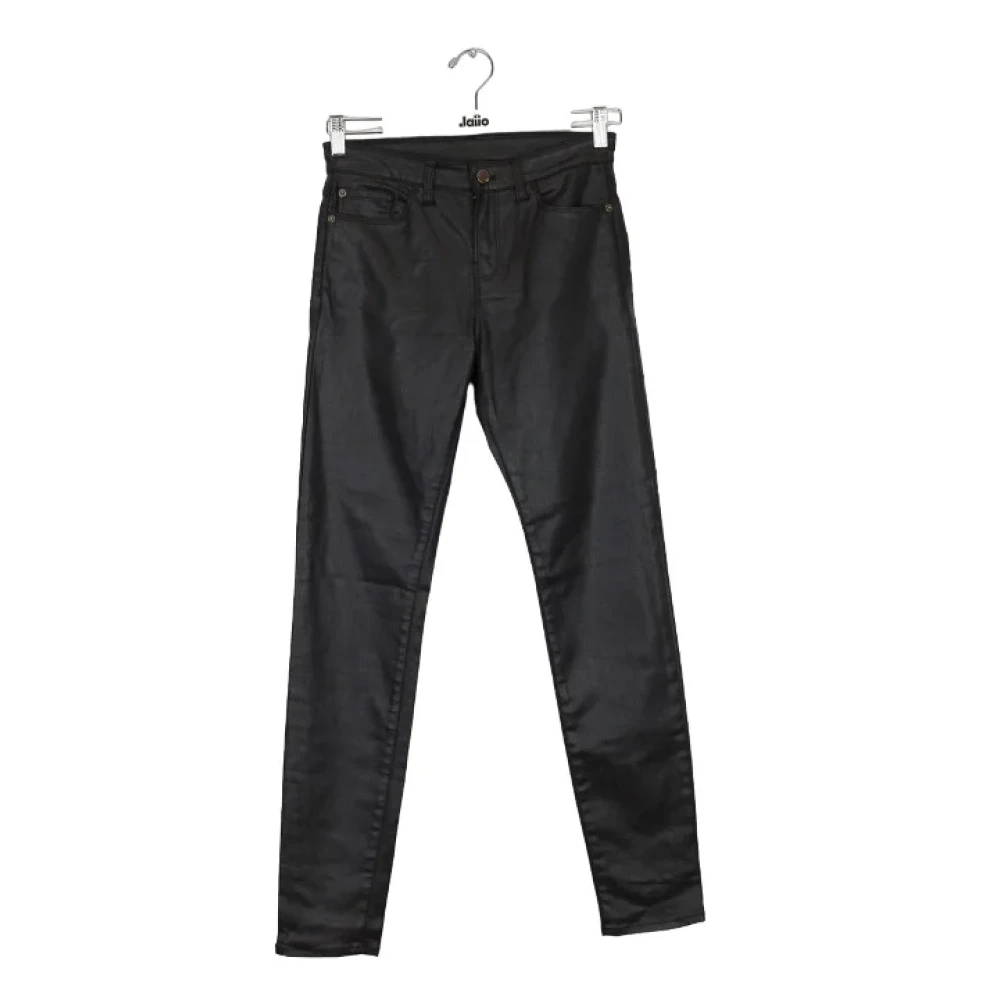 Armani Pre-owned Polyester bottoms Black Dames