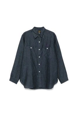 blue-button-up-shirt-with-pockets