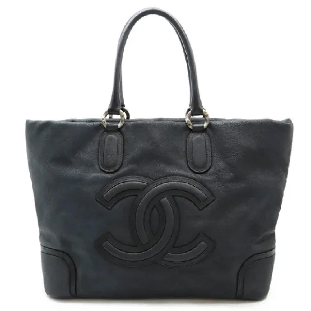 Chanel Vintage Pre-owned Fabric handbags Black Dames